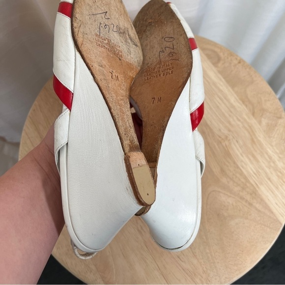 Vintage Leather Jack Rogers Wedge - Picture 8 of 10